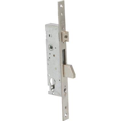 SERRATURA MONTANTE INFILARE 46215 CISA - B.Q INOX F.MM 22 F.SAGOM M1 E.MM 35