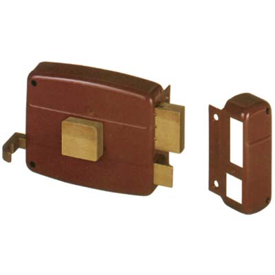 SERRATURA LEGNO APPLICARE 50110 CISA - C.STACCATO M2+TIRANTE+POMOLO E.MM 60 SX