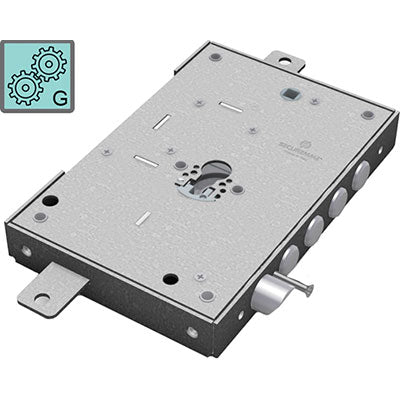 SERRATURA METALLO APPLICARE 2651 SECUREMME - F.SAGOM M3 TRIPL+SCR IP.MM 28 E.MM 63 DX/SX