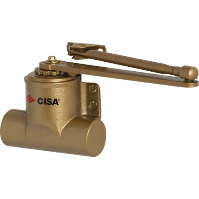CHIUDIPORTA A MOLLA 601 CISA - VERN ORO BRACCIO STANDARD FORZA 1