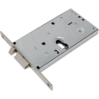 SERRATURA METALLO INFILARE ELETTRICA 85000 YALE - B.Q INOX F.MM 16 F.OV+SCR+F+Q8 H.MM 78 E.MM 58