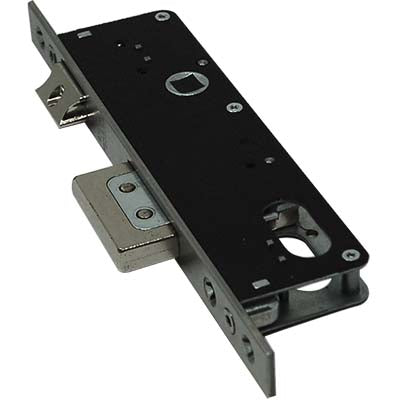 SERRATURA MONTANTE INFILARE 540 OMEC - B.Q INOX F.MM 16 F.OVALE M2+SCR E.MM 30