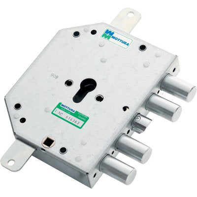SERRATURA METALLO APPLICARE 89C855 MOTTURA - F.SAGOM M2 TRIPL+SCR IP.MM 28 E.MM 60 DX