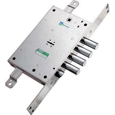 SERRATURA METALLO INFILARE 52771 MOTTURA - DM M4 TRIPL+SCR IP.MM 28 E.MM 63 DX/SX
