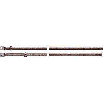 ASTE X SERRATURA ESTERNE 93140 MOTTURA - VERNICIATE DRITTE TRIPLICI MM 18 CF=PZ 2
