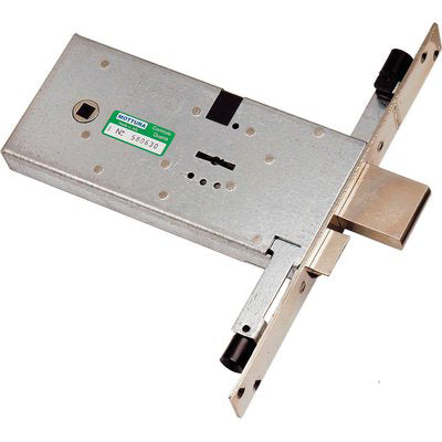 SERRATURA METALLO INFILARE 41823 MOTTURA - B.Q ZIN F.MM 25 DM M4 TRIPL+SCR H.MM 82 E.MM 90