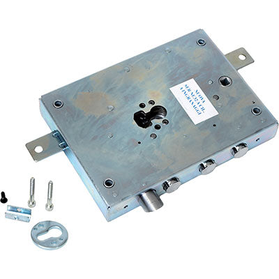 SERRATURA METALLO APPLICARE SER NE42 DIERRE ATRA - F.SAGOM M4 TRIPL+SCR IP.MM 28 E.MM 73 DX