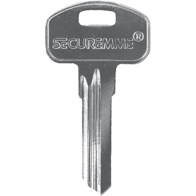 CHIAVE PIATTA SECUREMME KY ORIGINALE - OTTONE NICHELATO