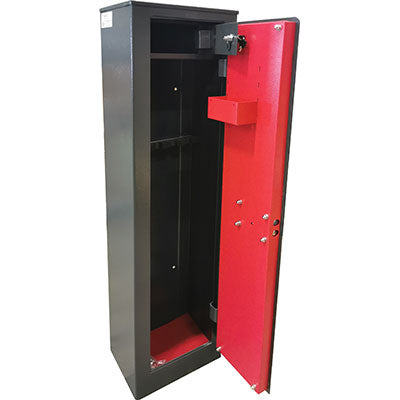 ARMADIO PORTA FUCILI CLASSIC 5 POSTI EFFE - + TESORETTO CM 35X25 H.CM 145