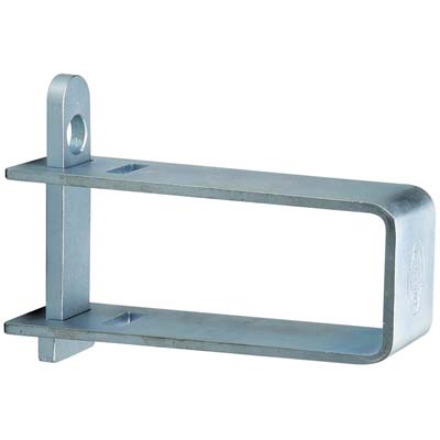 CRAVATTA CANCELLO ZINCATA ASSA ABLOY - REGOLABILE MM 107/127 H.CM 50