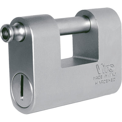 LUCCHETTO ANTISCASSO MONOLITH VIRO - ACCIAIO CARBONITRURATO CHIAVI 2 MM 78