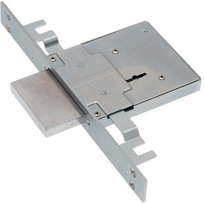 SERRATURA METALLO INFILARE 450/3S SAB - B.Q ZINC F.MM 25 DM M4 TRIPL H.MM 90 E.MM 70