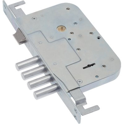 SERRATURA METALLO INFILARE 634/3 SAB - B.Q ZINC F.MM 25 DM M4 TRIPL+SCR E.MM 60