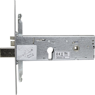 SERRATURA METALLO INFILARE ELETTRICA 96392 ISEO - B.Q ZINC F.MM 25 F.S M3 TRIP+SCR+Q8 H.MM 64 E.MM90
