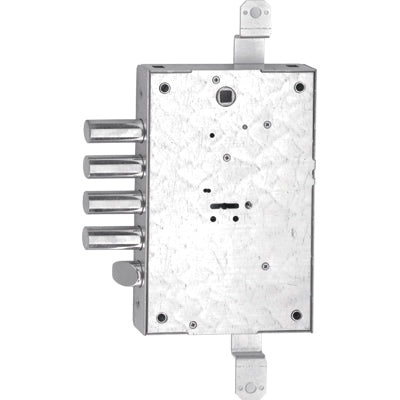 SERRATURA METALLO APPLICARE 608-01 ISEO - DM M4 TRIPL+SCR IP.MM 28 E.MM 63 DX/SX (MOTTURA)