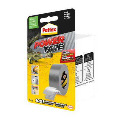 NASTRO ALTA RESISTENZA POWER TAPE PATTEX - GRIGIO MM 50 ML 5