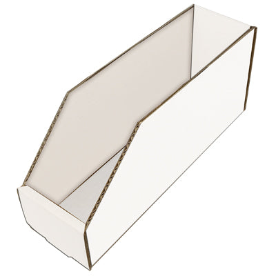 CONTENITORE BOCCA LUPO CARTONE - BIANCO IDROREPELLENTE MM 100X350 H.MM 150