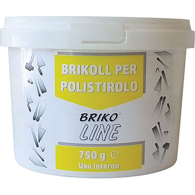 COLLANTE POLISTIROLO PASTA BRIKO LINE - KG 0,750