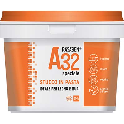 STUCCO PASTA LEGNO MURO A32 K2 RASABEN - KG 0,5