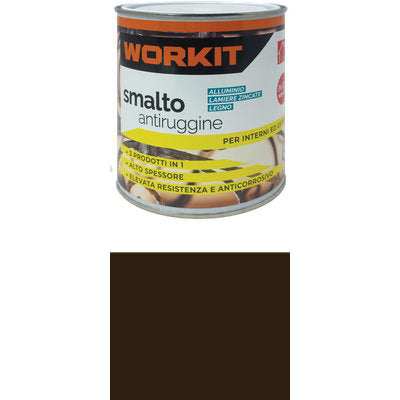 SMALTO ANTIRUGGINE WORKIT - MARRONE ML 750