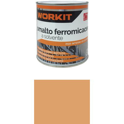 SMALTO FERROMICACEO A SOLVENTE WORKIT - RAME ML 750