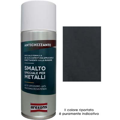 SMALTO SPRAY SPECIALE METALLO AREXONS - ANTICHIZZANTE FERRO ANTICO ML 400