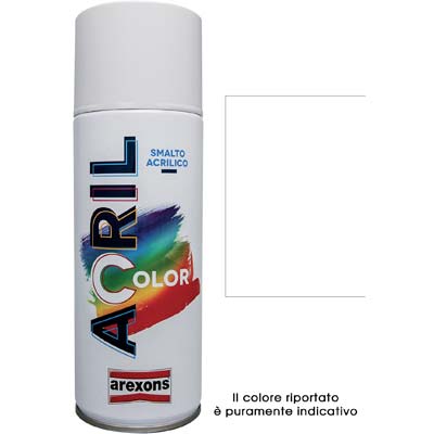 SMALTO SPRAY ACRIL COLOR AREXONS - TRASPARENTE OPACO ML 400