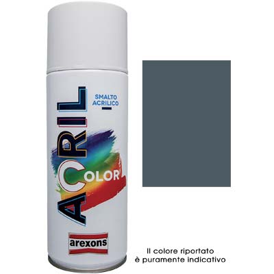 SMALTO SPRAY ACRIL COLOR AREXONS - GRIGIO GRAFITE RAL 7024 ML 400