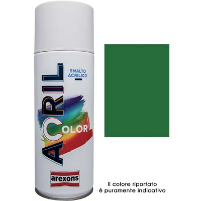SMALTO SPRAY ACRIL COLOR AREXONS - VERDE FOGLIA RAL 6002 ML 400