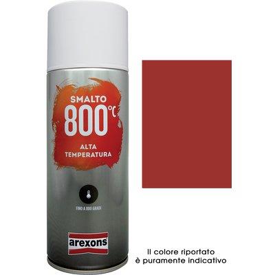 SMALTO SPRAY 100% ACRILICO ALTE TEMPERAT AREXONS - ROSSO ML 400