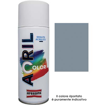 SMALTO SPRAY ACRIL COLOR AREXONS - GRIGIO ARGENTO RAL 7001 ML 400