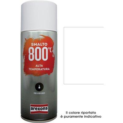 SMALTO SPRAY 100% ACRILICO ALTE TEMPERAT AREXONS - BIANCO ML 400