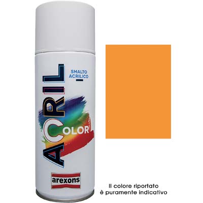 SMALTO SPRAY ACRIL COLOR AREXONS - GIALLO CROMO RAL 1007 ML 400