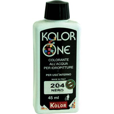 COLORANTE ACQUA KOLORONE - 204 NERO ML 45