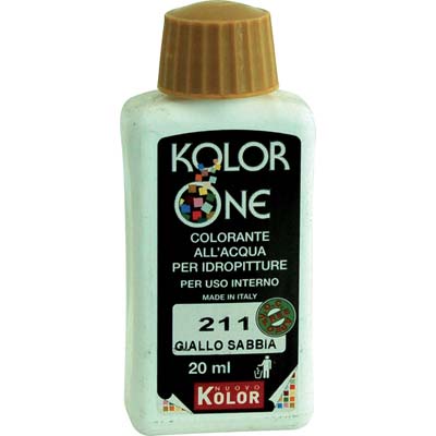 COLORANTE ACQUA KOLORONE - 211 GIALLO SABBIA ML 20