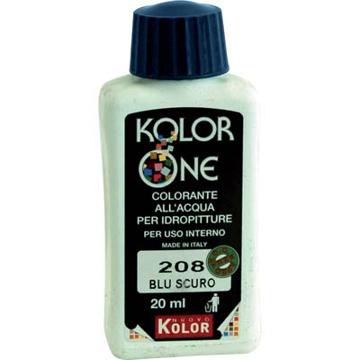 COLORANTE ACQUA KOLORONE - 208 BLU SCURO ML 20