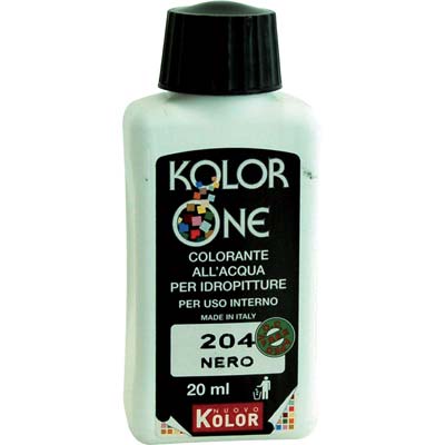 COLORANTE ACQUA KOLORONE - 204 NERO ML 20