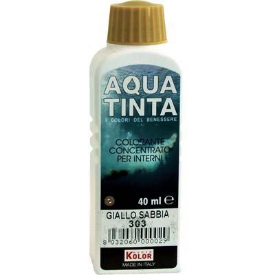 COLORANTE ACQUA AQUATINTA - 303 GIALLO SABBIA ML 40
