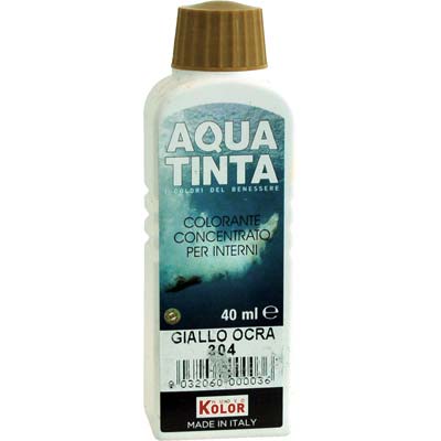 COLORANTE ACQUA AQUATINTA - 304 GIALLO OCRA ML 40