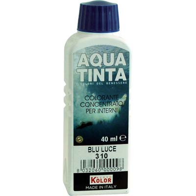 COLORANTE ACQUA AQUATINTA - 310 BLU LUCE ML 40