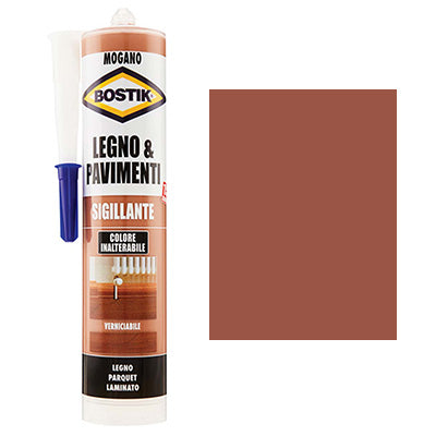 SILICONE ACRILICO LEGNO PAVIMENTI BOSTIK - MOGANO ML 300