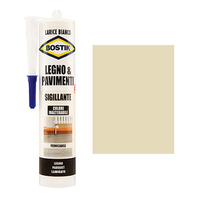 SILICONE ACRILICO LEGNO PAVIMENTI BOSTIK - LARICE BIANCO ML 300