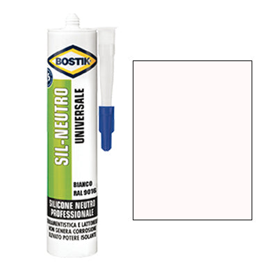 SILICONE NEUTRO SIL BOSTIK - BIANCO RAL 9016 ML 300
