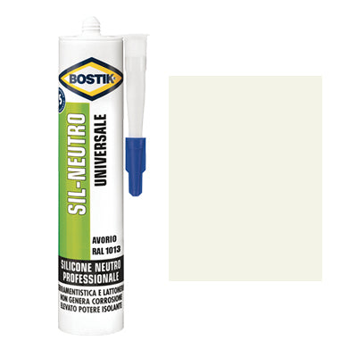 SILICONE NEUTRO SIL BOSTIK - AVORIO RAL 1013 ML 300