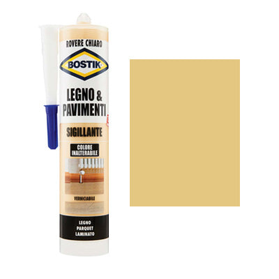 SILICONE ACRILICO LEGNO PAVIMENTI BOSTIK - ROVERE CHIARO ML 300
