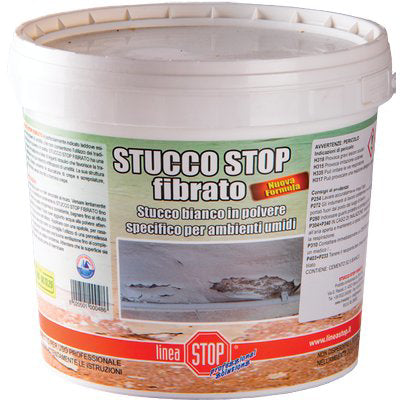 STUCCO STOP FIBRATO DIXI - BIANCO KG 1