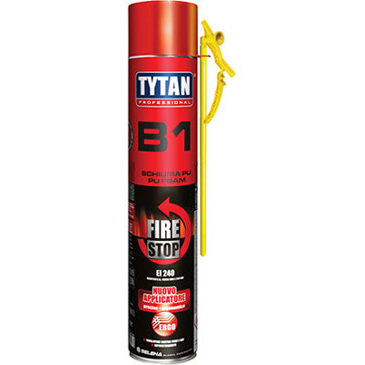 SCHIUMA POLIURETANICA ANTIFUOCO TYTAN - MANUALE EI 240 ML 750