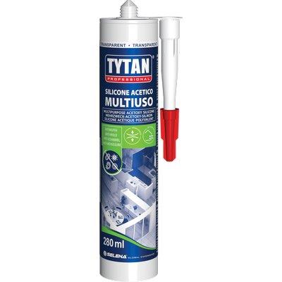 SILICONE ACETICO UNIVERSALE TYTAN - TRASPARENTE ML 280