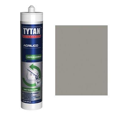 SILICONE ACRILICO TYTAN - GRIGIO VERNICIABILE ML 300