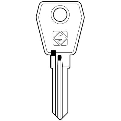 CHIAVE PIATTA EUROLOCKS EU16R SILCA - ACCIAIO NICHELATO
